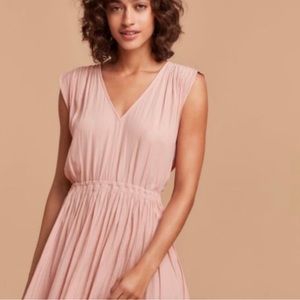 Aritzia Wilfred Almeida pink dress, size S. EUC, no flaws of note